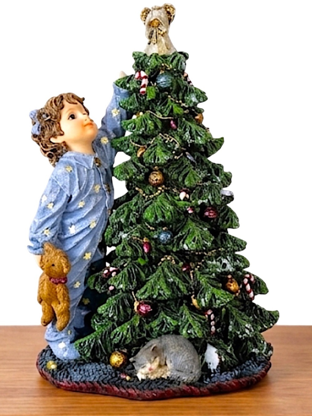 Vintage Holly Tippy Toe Trimming Christmas Tree Holiday Decor Collectible 2003